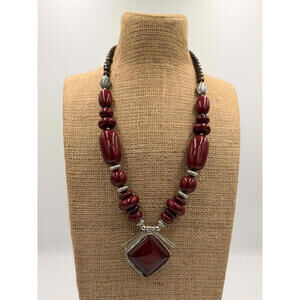 Chunky statement piece costume jewelry necklace beads